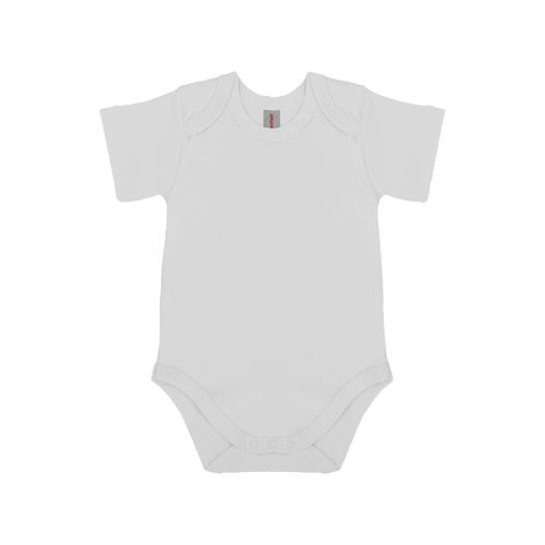 Short sleeve baby bodysuit one piece in soft fabric, perfect for comfort and style. Ideal for everyday wear.