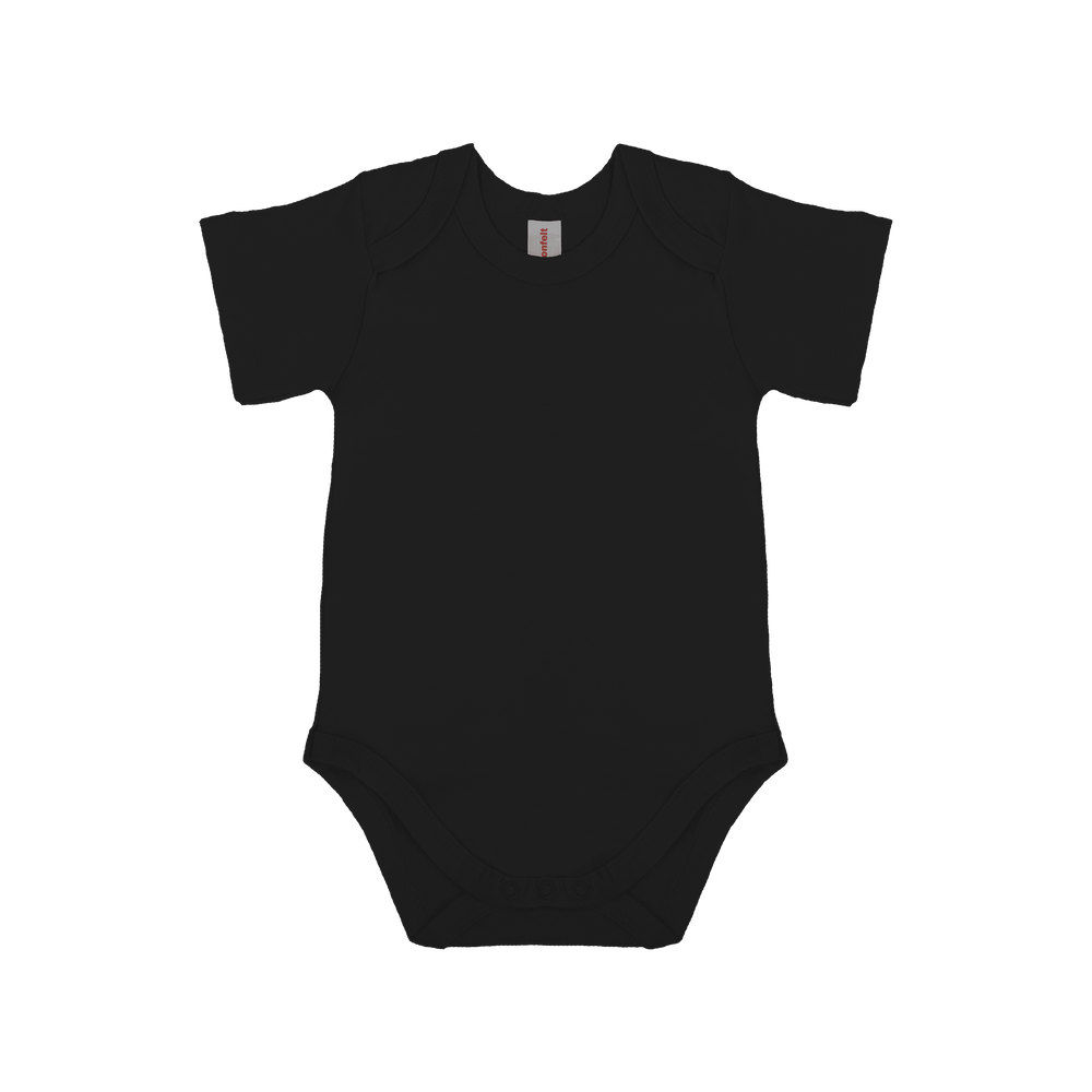 Short sleeve baby bodysuit one piece in soft fabric, perfect for comfort and style. Ideal for everyday wear.