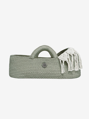 Standard Boho Moses Basket with Macrame Hood