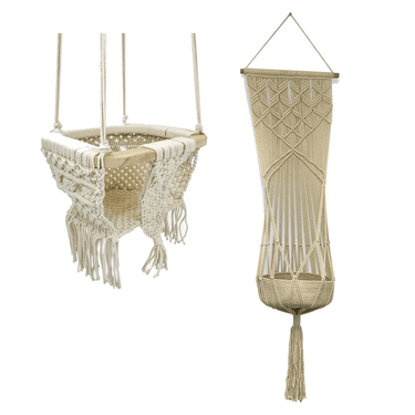 boho bundle - swing & toy basket