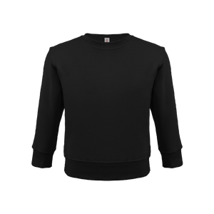 Unisex toddler sweatshirt in soft cotton, Bonita style, shown from angle 2. Perfect for cozy, stylish comfort.