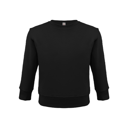 Unisex toddler sweatshirt in soft cotton, Bonita style, shown from angle 2. Perfect for cozy, stylish comfort.