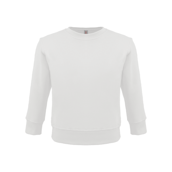Unisex toddler sweatshirt in soft cotton, Bonita style, shown from angle 4 for a cozy, stylish look.