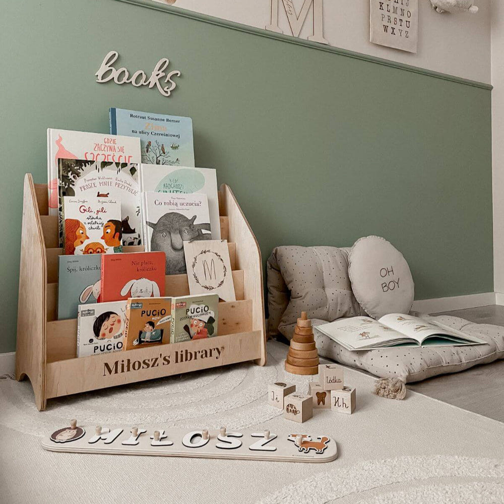 Montessori bookshelf for toddlers (B2B)
