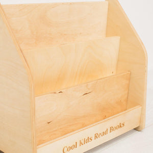 Montessori bookshelf for toddlers