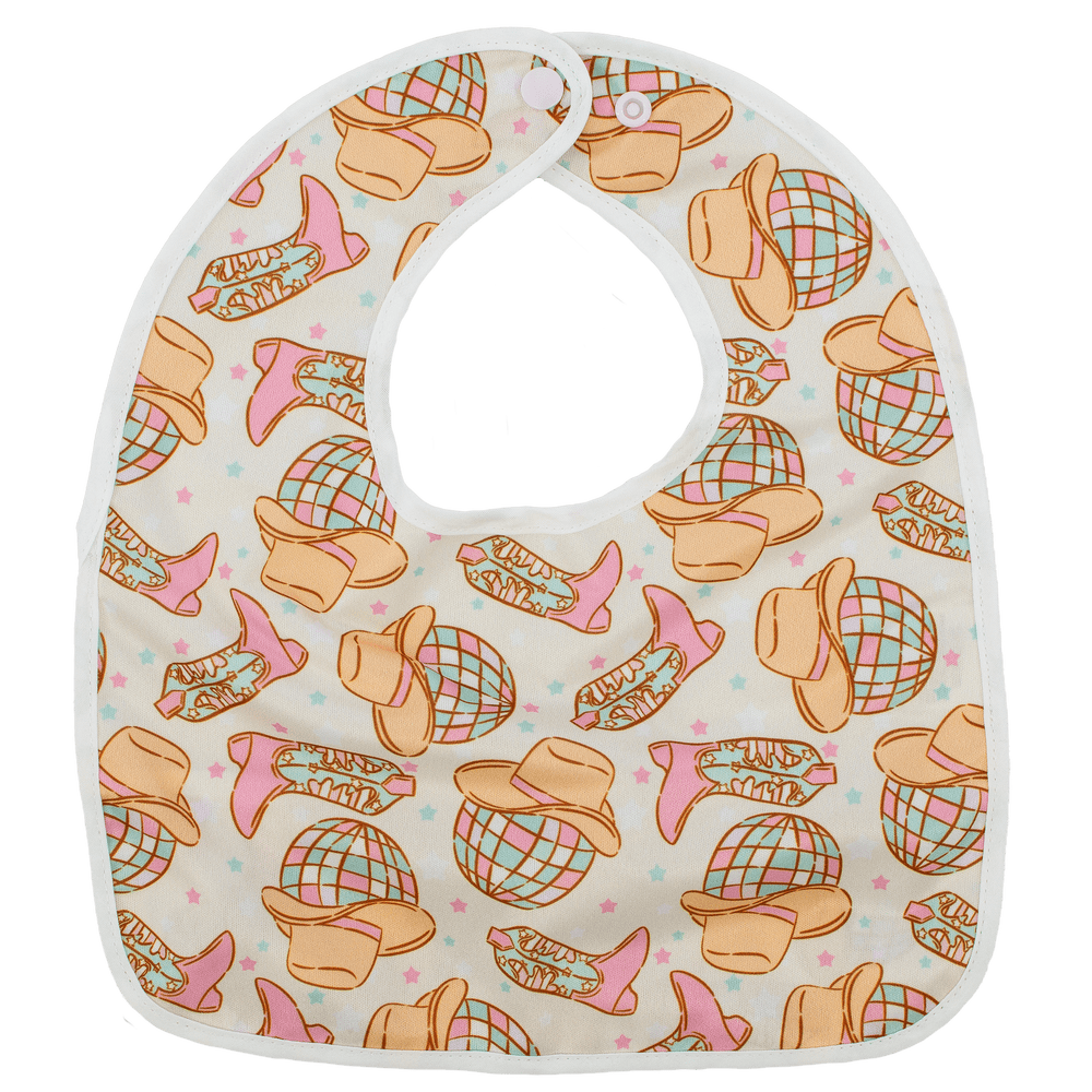 Boot Scootin' Booty - The Flip Bib - MOOGCO Baby