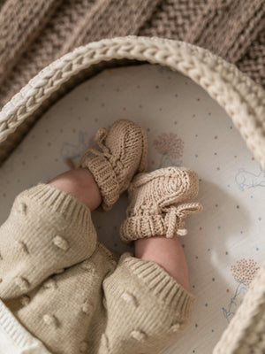 Bonnet & Booties Set Boho