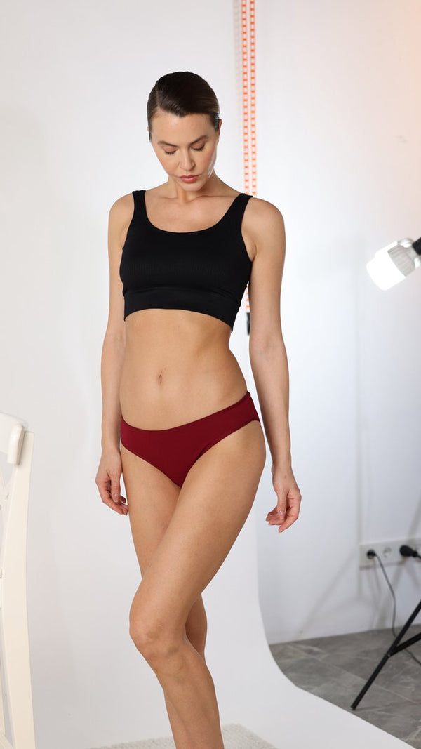 Women's Cotton Bikini Underwear 6-Pack, Soft Breathable Stretch Panties