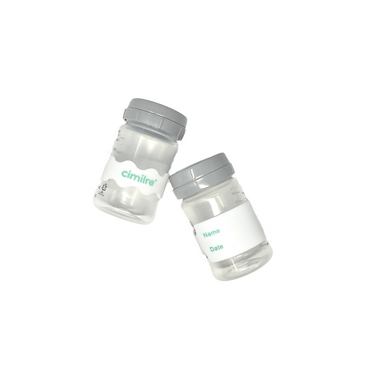 Reusable bottle band labels for easy identification and organization during feeding and nursing.