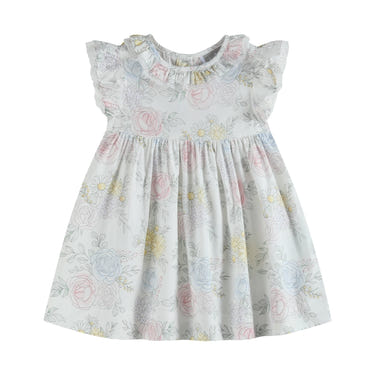 Baby Bouquet Floral Ruffle Dress - Adorable floral design perfect for special occasions and everyday wear.