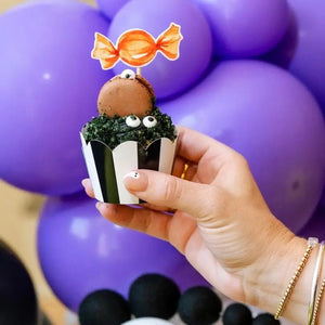 Bows & Boos Halloween Cupcake Toppers