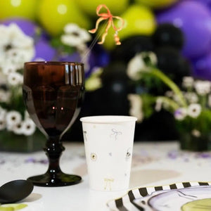Bows & Boos Halloween Patterned Cups (12pcs)
