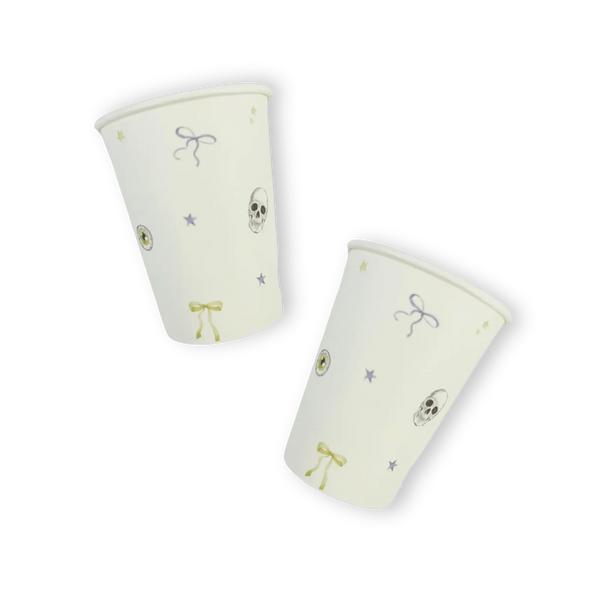 Bows & Boos Halloween Patterned Cups (12pcs)