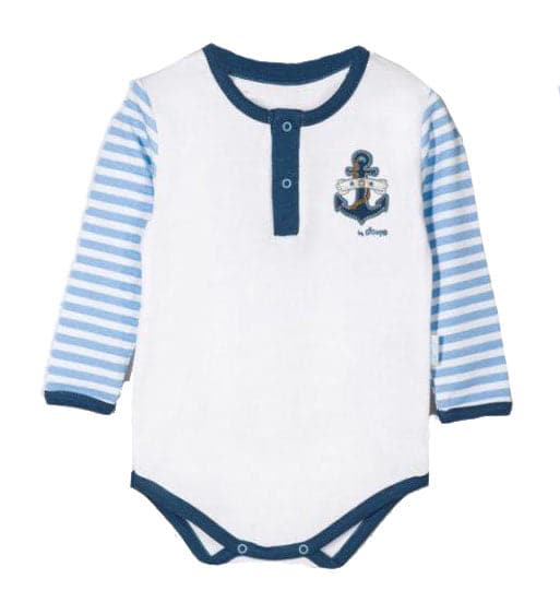 Boy Top Anchor Baby Basics One Piece