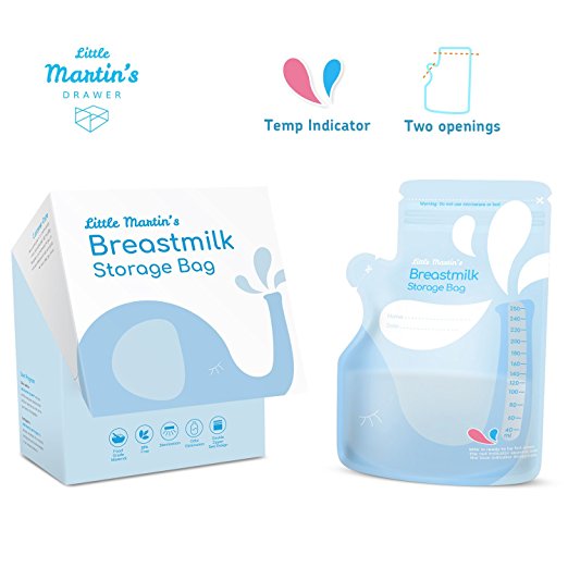 Little Martin's Breast Milk Storage Bags - 60 pcs - MOOGCO Baby