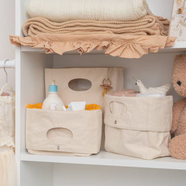 Canvas Basket - Set of 2 - MOOGCO Baby