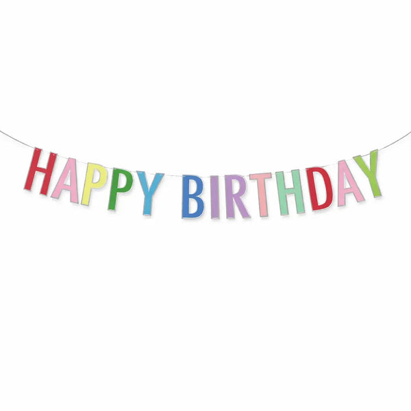 Bright Happy Birthday Banner