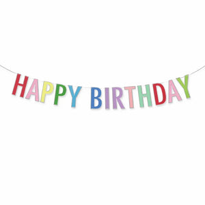 Bright Happy Birthday Banner HG