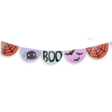 Bright Scalloped Halloween Banner