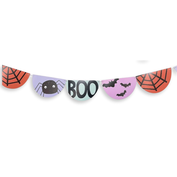 Bright Scalloped Halloween Banner