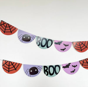 Bright Scalloped Halloween Banner