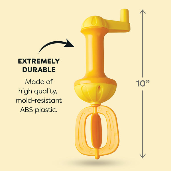 Bubble Bath Whisk in Yellow