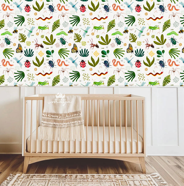 Arctic Animals Peel and Stick Nursery Wallpaper