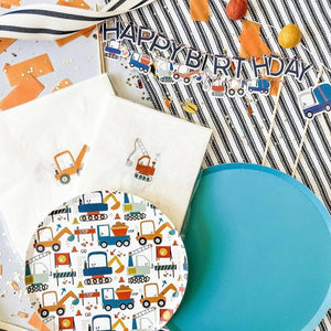 Construction Builder Birthday Cake Banner