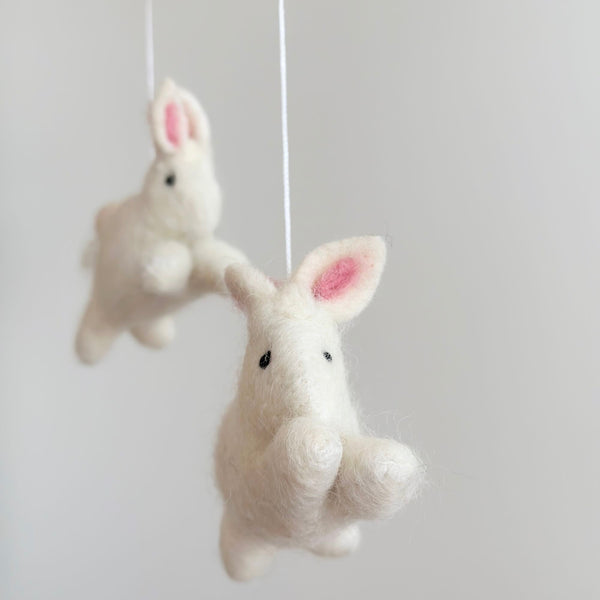 Felt Baby Mobile - Bunnies