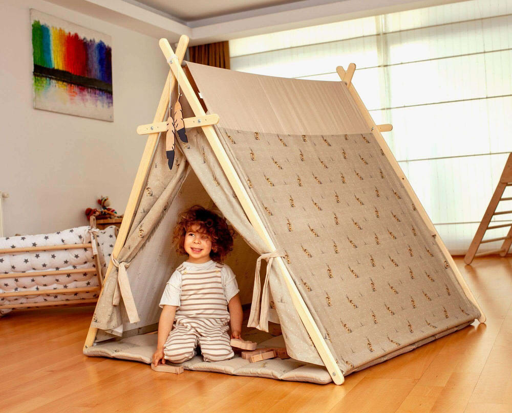 XL Play Tent and Play Mat Set for babies, perfect for indoor and outdoor playtime adventures.