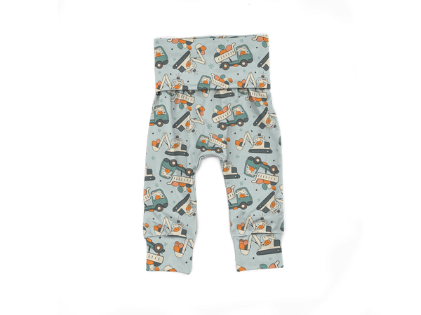 Construction Bunny Easter Joggers for babies, featuring playful designs and comfortable fit, perfect for spring outings.