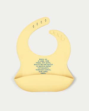 Meal Blessing Silicone Bib
