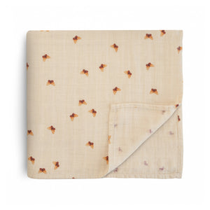 Organic Cotton Muslin Swaddle Blanket