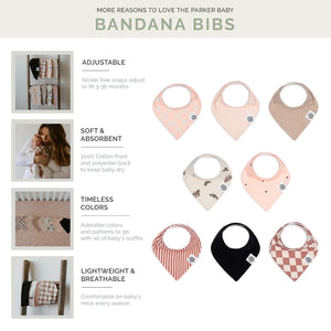 Butterfly Bandana Bib Set (8 pack)