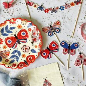 Butterfly Cake Banner