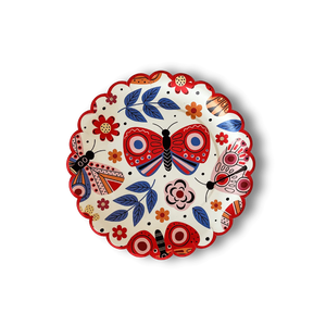 Butterfly Dessert Plate (8pcs)