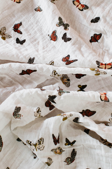 Butterfly Migration Swaddle - MOOGCO Baby
