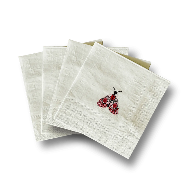 Butterfly Small Disposable Paper Napkins (16pcs)
