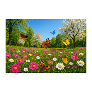 Butterfly Wall Mural - product only on white background