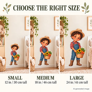 Personalized Farmer Wall Decal from Photo, Dream Job Sticker, image 16