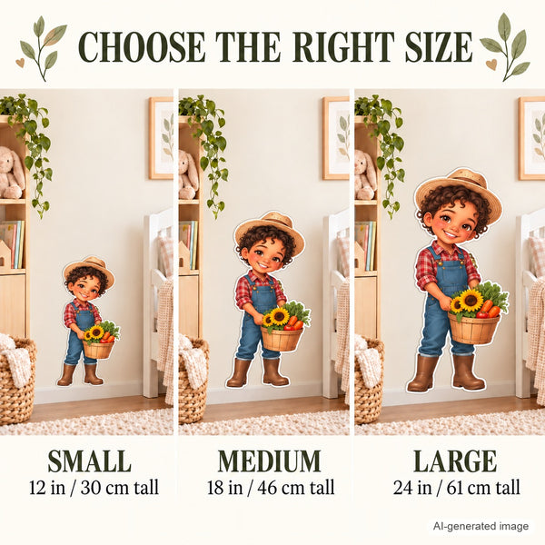 Personalized Farmer Wall Decal from Photo, Dream Job Sticker, image 16