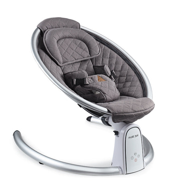 Electric Cotton Baby Bouncer for Newborns and Infants - Bluetooth-Enabled Automatic Swing, Built-In Music Speaker, Adjustable Seat Angle with LED Touch Screen - MOOGCO Baby