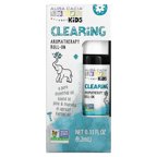 Aura Cacia Kids Cleansing Roll-On Essential Oil, 0.31 Fl Oz, baby health product, angle view.