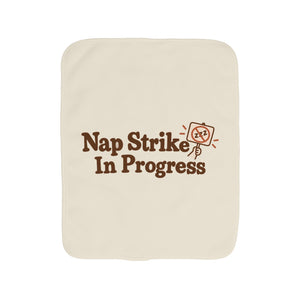 Nap Strike In Progress burp cloth