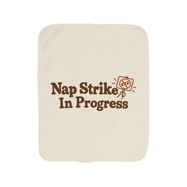 Nap Strike In Progress burp cloth