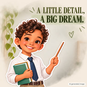 Personalized Teacher Wall Decal from Photo, Dream Job Sticker, image 12