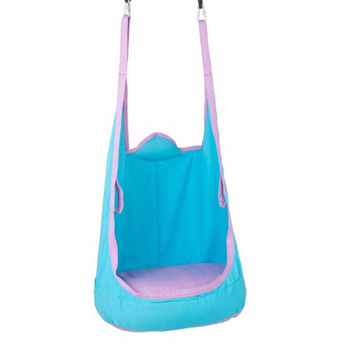 Sensory swing for large climbers, perfect soothing play add-on for indoor fun. Angle 6 view.