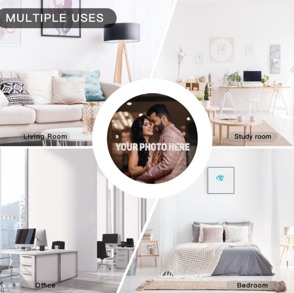 Personalized Round Blanket – Upload Your Own Photo