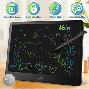 LCD Writing Tablet for Kids with Stylus & Lock Function