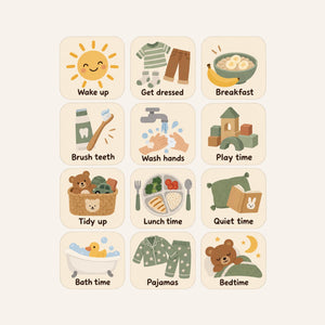 Minimal Daily Routine Wall Decals, Set of 12, image 3